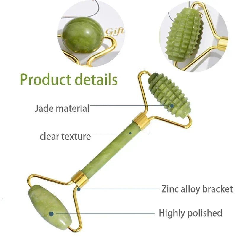 Flairy™ Natural Jade Roller Face Gua