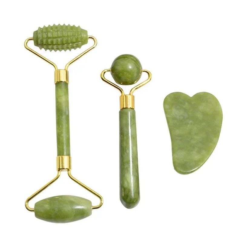 Flairy™ Natural Jade Roller Face Gua
