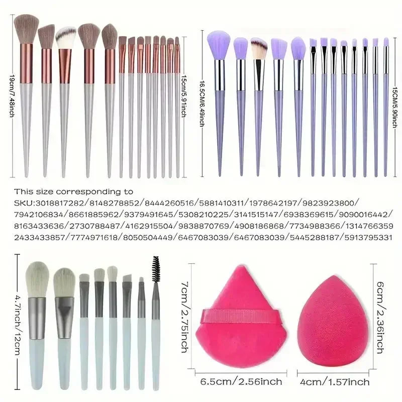 Flairy™ Professional Makeup Brush Set